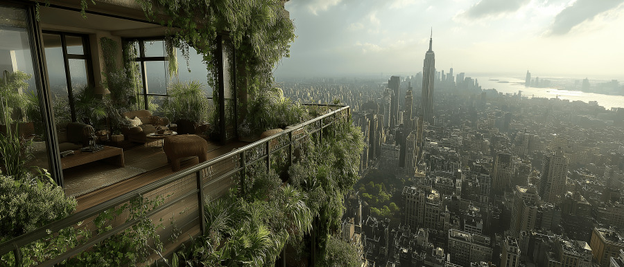 Rooftop Greenery puzzle preview